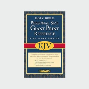 Kjv Personal Giant Print Refence Bible Burgundy Imitation Leather