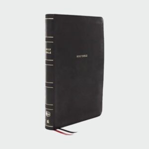 NKJV Holy Bible, Super Giant Print Reference Bible, Brown Leather